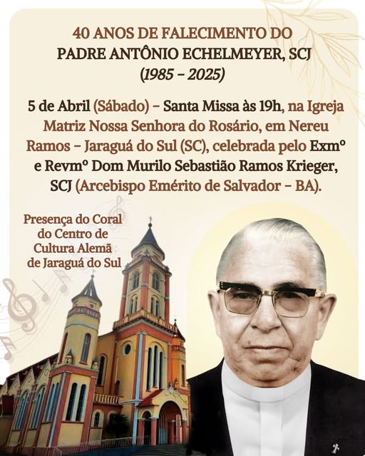 40 anos de falecimento do P. Antônio Echelmeyer, SCJ