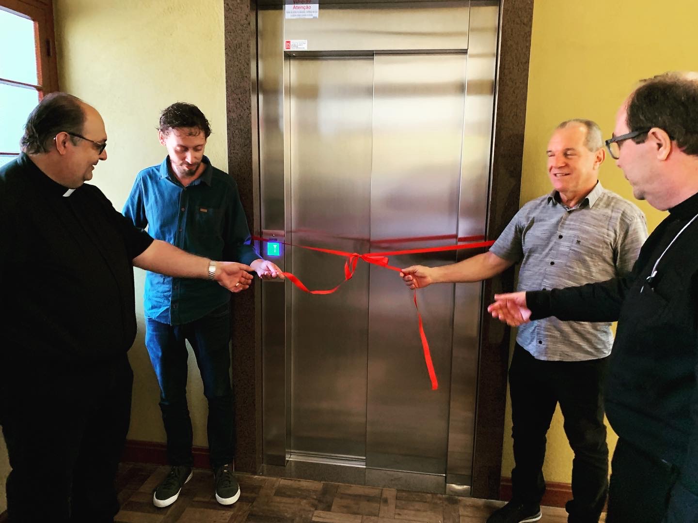 Elevador do Museu Luiz é inaugurado no dia de São José