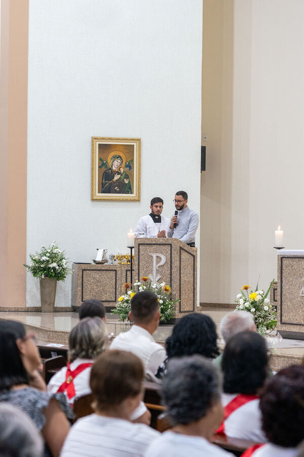 Profissão perpétua e Diaconado do Fr. Tiago Junior Waier
