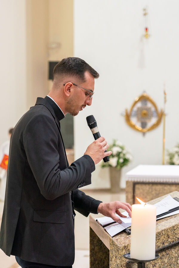 Profissão perpétua e Diaconado do Fr. Tiago Junior Waier