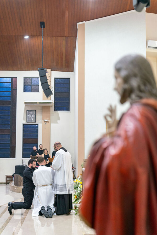 Profissão perpétua e Diaconado do Fr. Tiago Junior Waier
