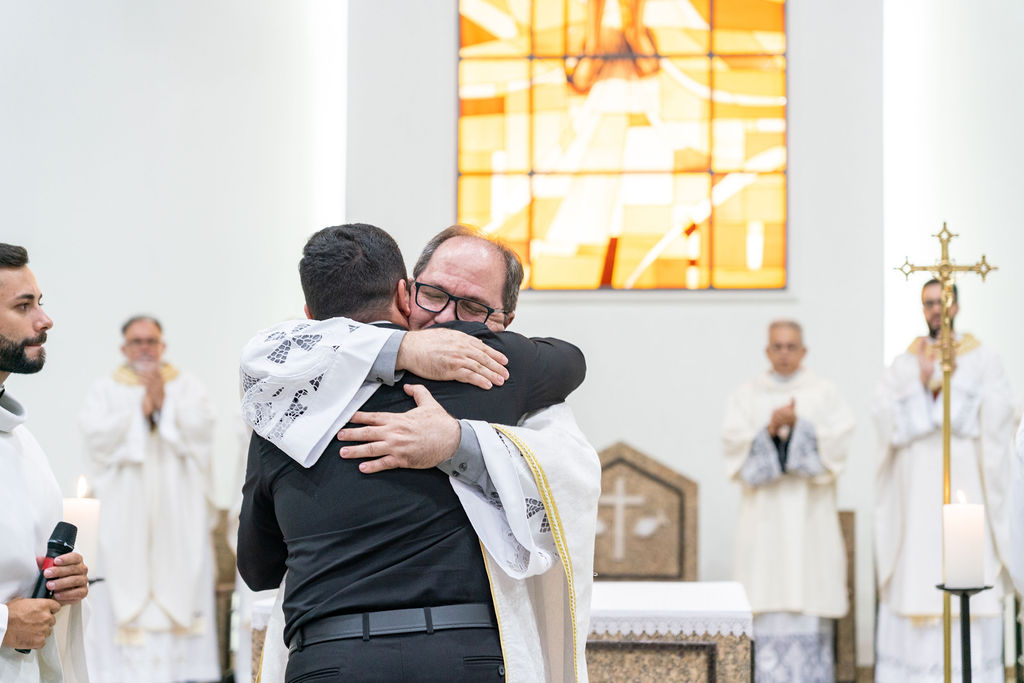 Profissão perpétua e Diaconado do Fr. Tiago Junior Waier