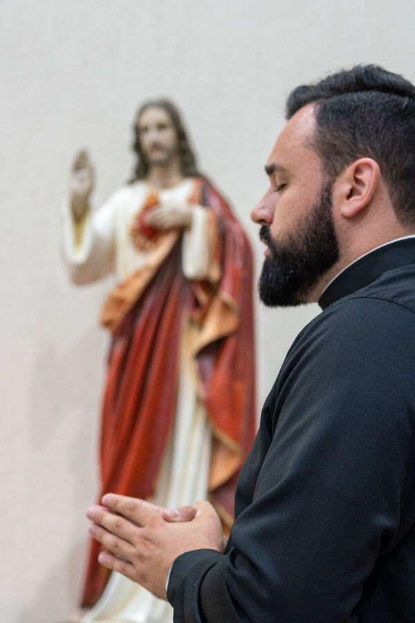 Profissão perpétua e Diaconado do Fr. Tiago Junior Waier