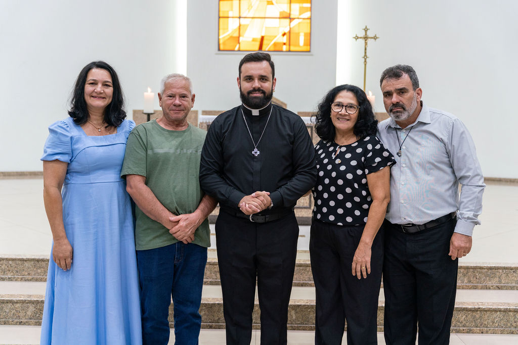 Profissão perpétua e Diaconado do Fr. Tiago Junior Waier