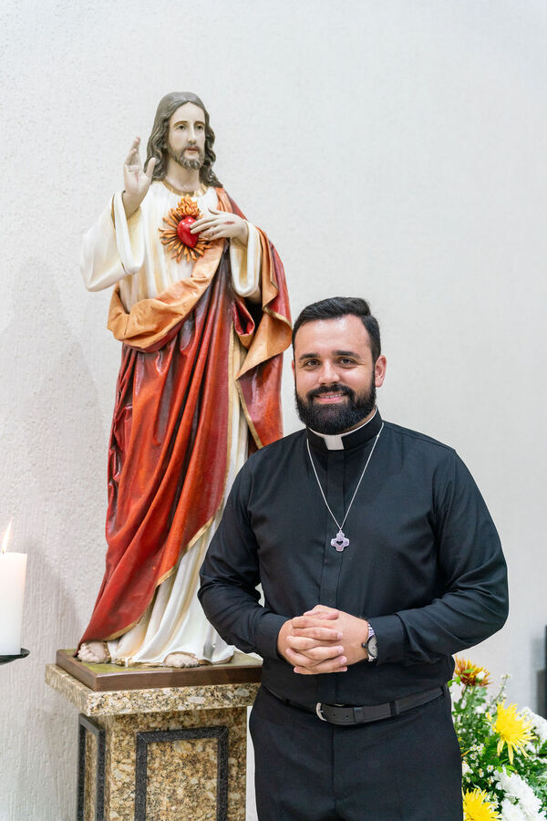 Profissão perpétua e Diaconado do Fr. Tiago Junior Waier