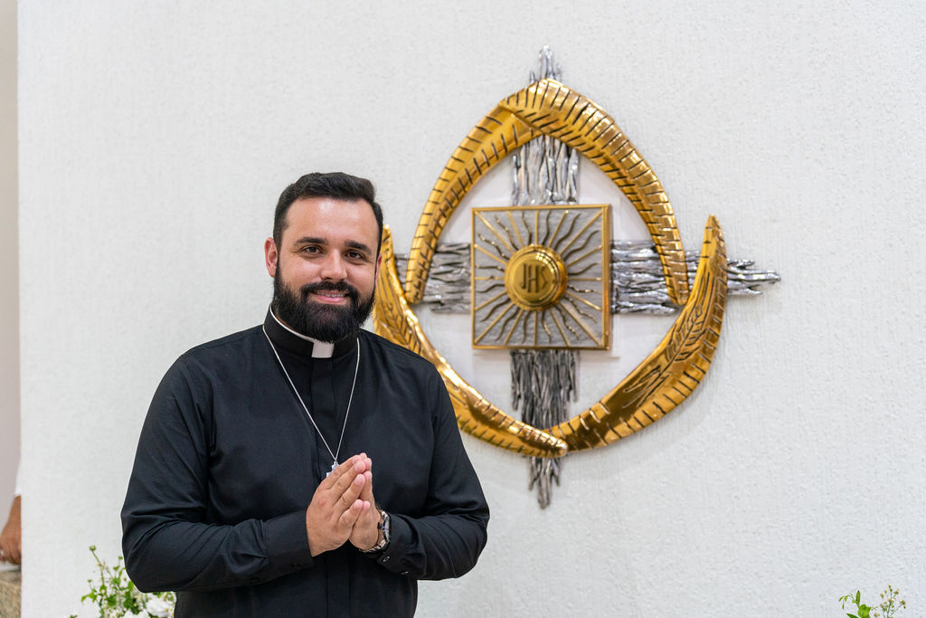 Profissão perpétua e Diaconado do Fr. Tiago Junior Waier
