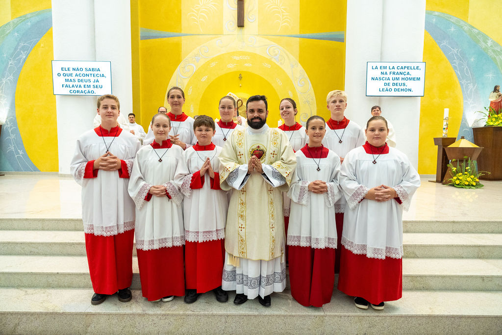 Profissão perpétua e Diaconado do Fr. Tiago Junior Waier