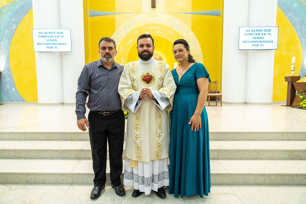 Profissão perpétua e Diaconado do Fr. Tiago Junior Waier