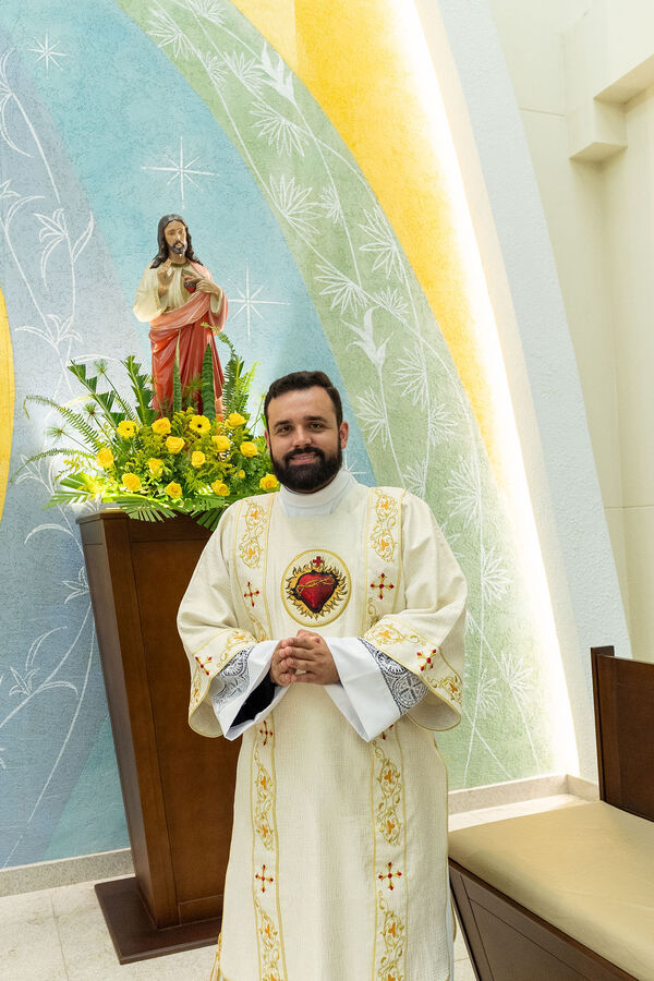 Profissão perpétua e Diaconado do Fr. Tiago Junior Waier