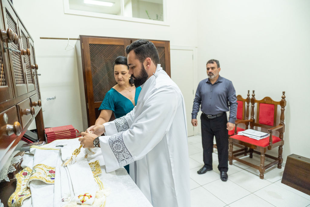 Profissão perpétua e Diaconado do Fr. Tiago Junior Waier