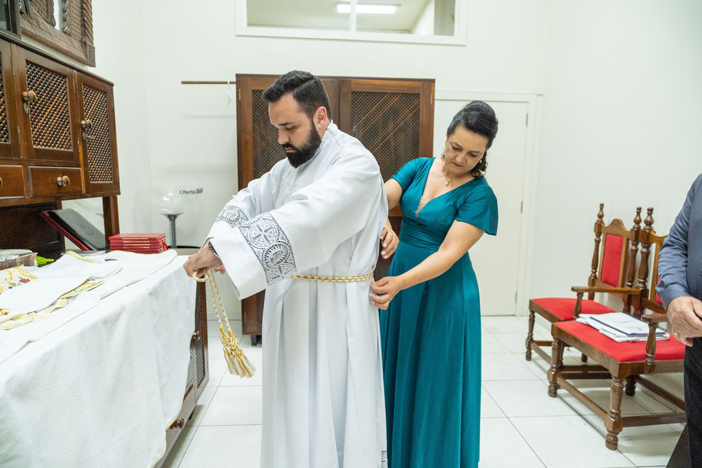 Profissão perpétua e Diaconado do Fr. Tiago Junior Waier