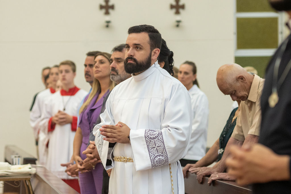 Profissão perpétua e Diaconado do Fr. Tiago Junior Waier