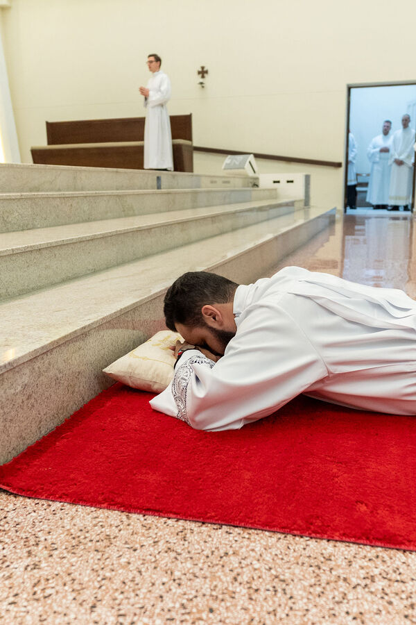 Profissão perpétua e Diaconado do Fr. Tiago Junior Waier