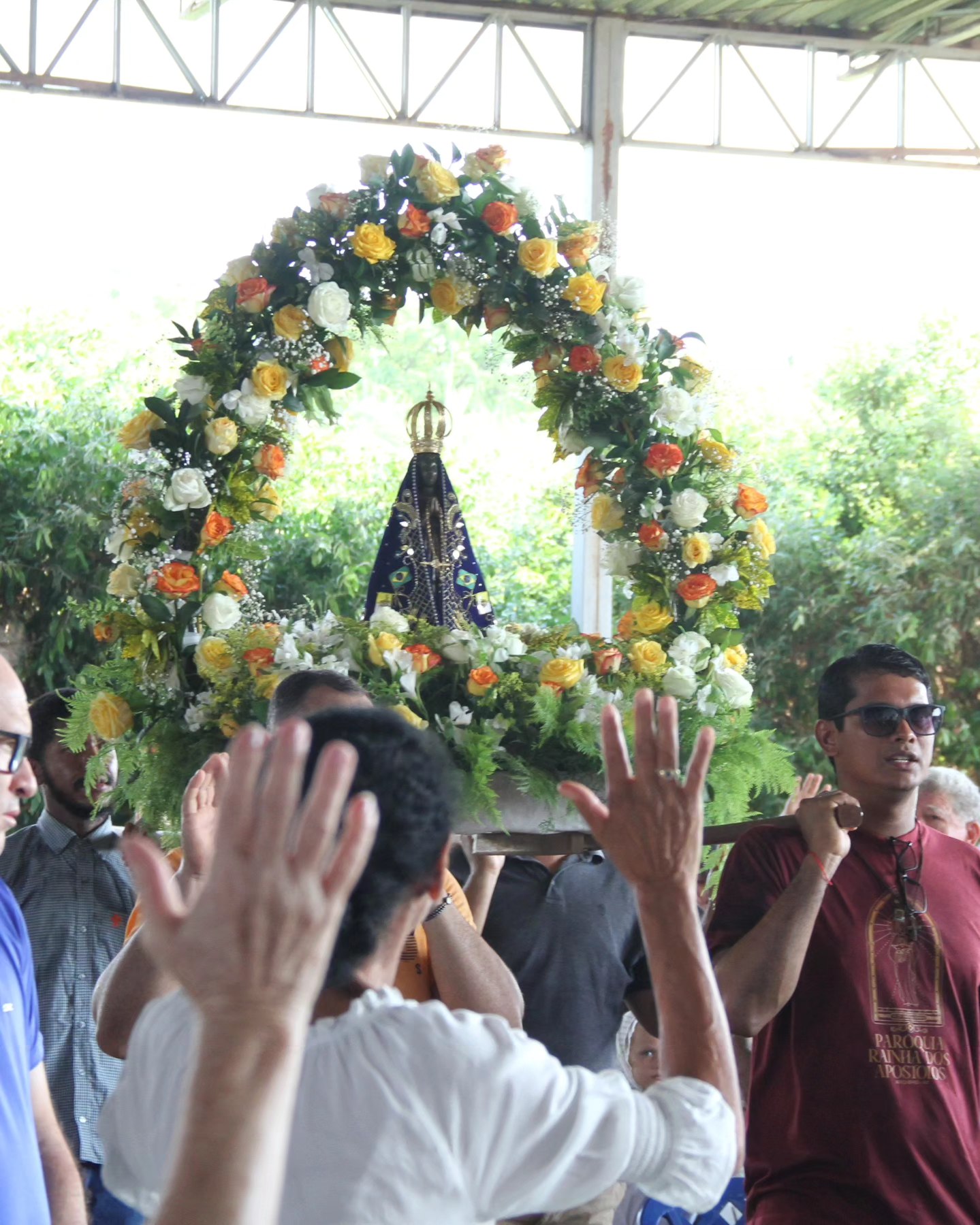Celebração de Nossa Senhora Aparecida na Missão Rondônia