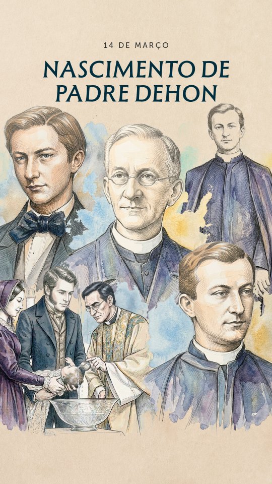 Congregação SCJ comemora os 183 anos do nascimento de Padre Dehon