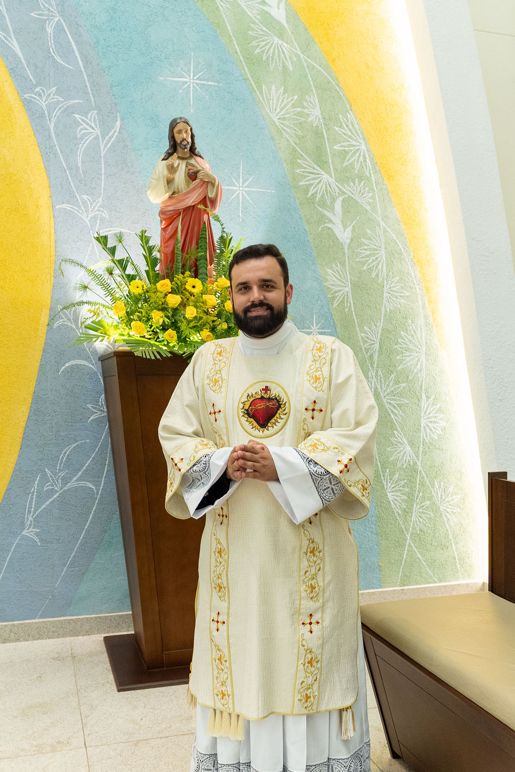 Profissão perpétua e Diaconado do Fr. Tiago Junior Waier